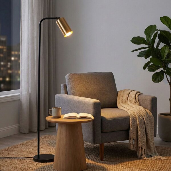 Opviq Floor Lamp Black Vintage Emek - 4081