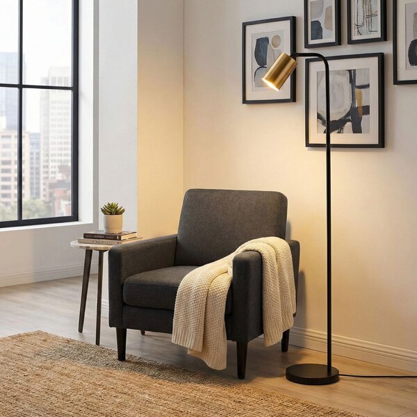 Opviq Floor Lamp Black Vintage Emek - 4081