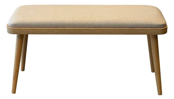 Hanah Home Bench Oak Cream Vina Mini 1005 - Oak, Cream