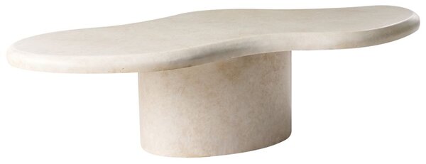 Dohányzóasztal CONZA 57 cm 120 cm Bézs