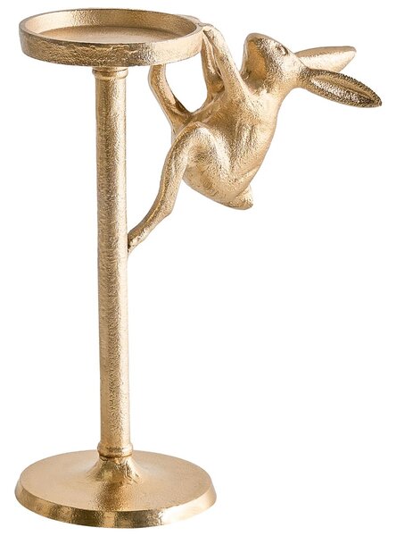 Gyertyatartó KOSOR Fém 25 cm Arany