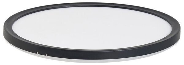 LED mennyezeti lámpa VELORA Távirányítóval Dimmer funkcióval Fekete
