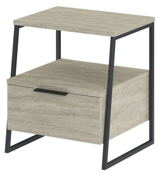 Hanah Home Éjjeliszekrény Travertine Pal - Travertin