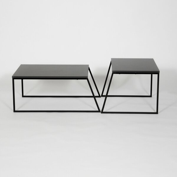 Hanah Home dohányzóasztal szett, antracit - Anthracite