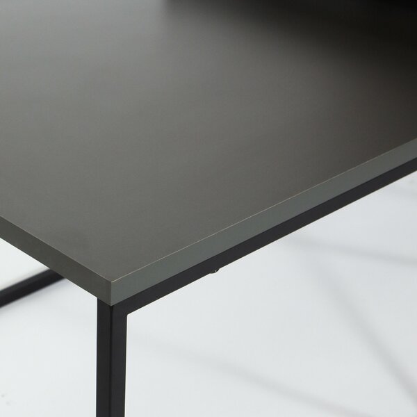 Hanah Home dohányzóasztal szett, antracit - Anthracite