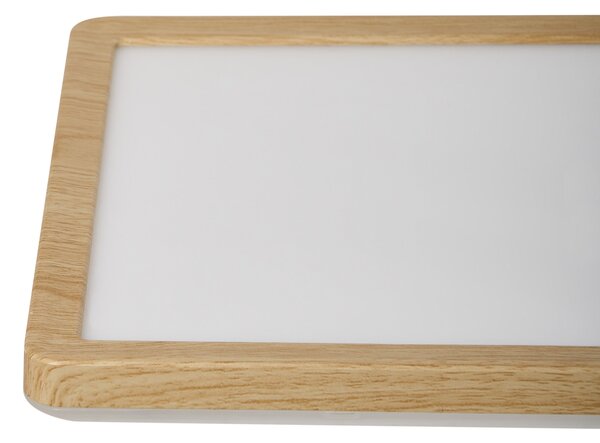 LED mennyezeti lámpa ARDENZA Távirányítóval Dimmer funkcióval Világosbarna