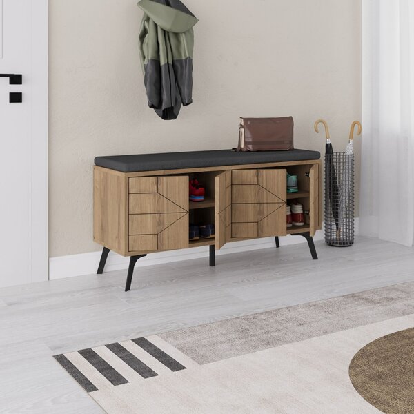 Hanah Home Shoe Cabinet Hitit Dune Bench - Hitit
