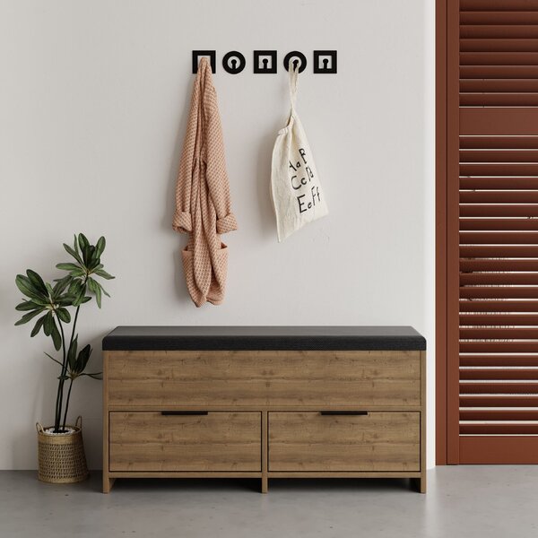 Hanah Home Shoe Cabinet Hitit Cove Shoe Bench - Hitit