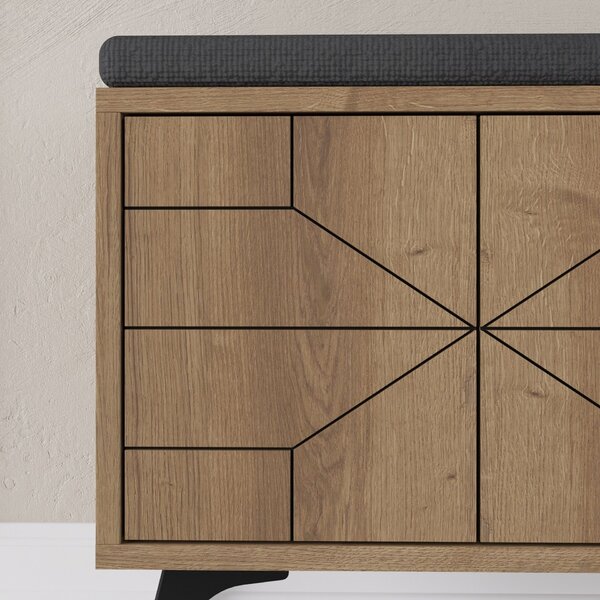 Hanah Home Shoe Cabinet Hitit Dune Bench - Hitit