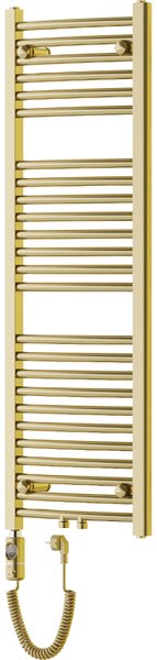 Mexen Ares, elektromos fűtőelem 1200x400 mm + fűtőrúd 300 W, arany fényes, W102-1200-400-2300-50