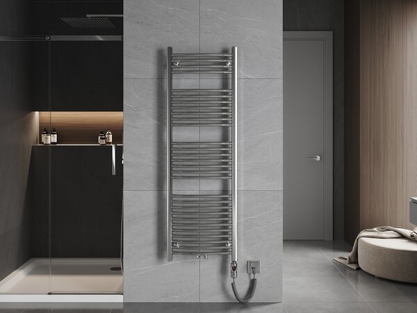 Mexen Ares, elektromos fűtőelem 1500x500 mm + fűtőrúd 600 W, króm, W102-1500-500-2600-01