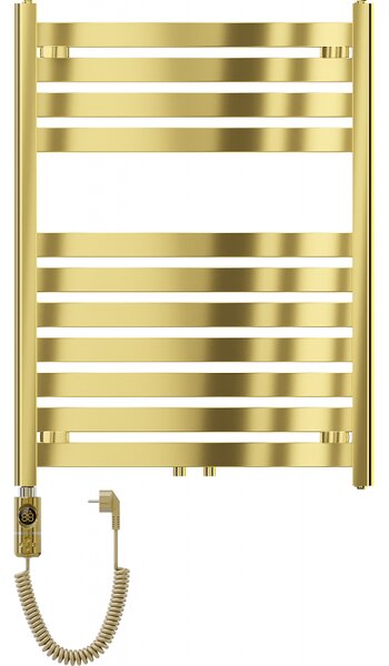 Mexen Uran, elektromos fűtőelem 800x600 mm + fűtőrúd 300 W, arany fényes, W105-0800-600-2300-50