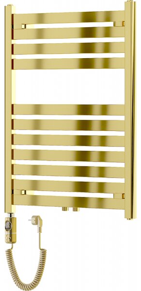 Mexen Uran, elektromos fűtőelem 800x600 mm + fűtőrúd 300 W, arany fényes, W105-0800-600-2300-50