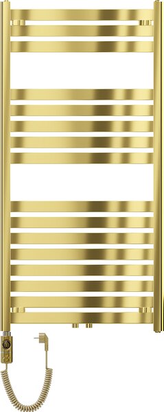 Mexen Uran, elektromos fűtőelem 1200x600 mm + fűtőrúd 600 W, arany fényes, W105-1200-600-2600-50