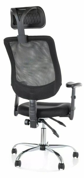 Q-118R Ergonomikus Hálós Forgószék Fekete/Ezüst Multiblock