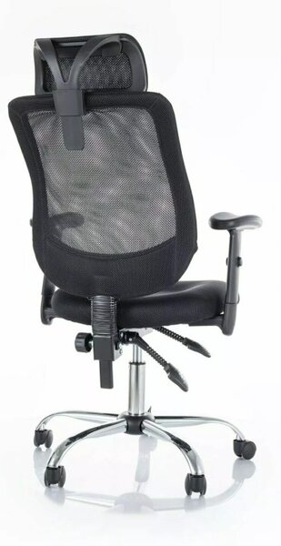 Q-118R Ergonomikus Hálós Forgószék Fekete/Ezüst Multiblock
