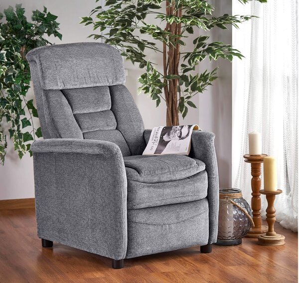 JORDAN relax fotel - szürke