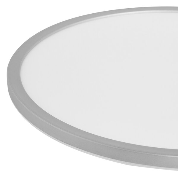 LED mennyezeti lámpa VELORA Távirányítóval Dimmer funkcióval Ezüst