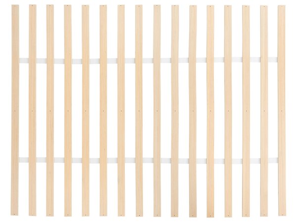 Fejtámla nélküli ágy Fenyő TALAIRAN 140 x 200 cm Világosbarna