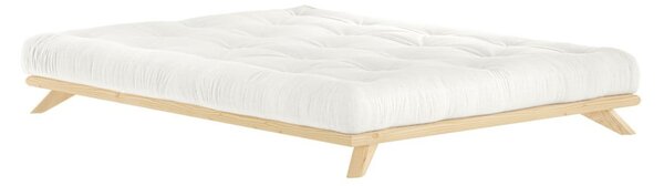 Senza Bed Natural kétszemélyes ágy, 160 x 200 cm - Karup Design