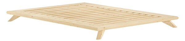 Senza Bed Natural kétszemélyes ágy, 160 x 200 cm - Karup Design