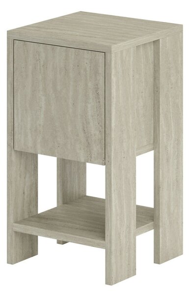 Hanah Home Nightstand Travertine Ema - Travertine