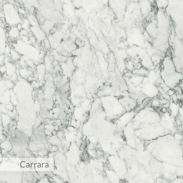 Hanah Home TV Stand Carrara Marble Pipralla - Carrara Marble