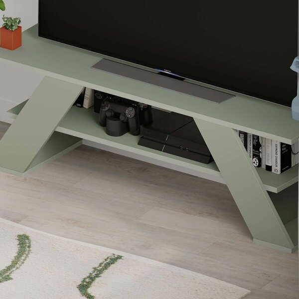 Hanah Home TV Stand Ash Green Farfalla - Ash Green