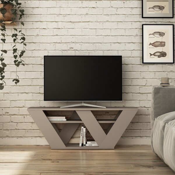 Hanah Home TV Stand Light Mocha Pipralla - Light Mocha