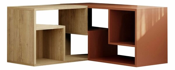 Hanah Home TV Stand Sapphire Oak Cinnamon Glis - Sapphire Oak, Cinnamon