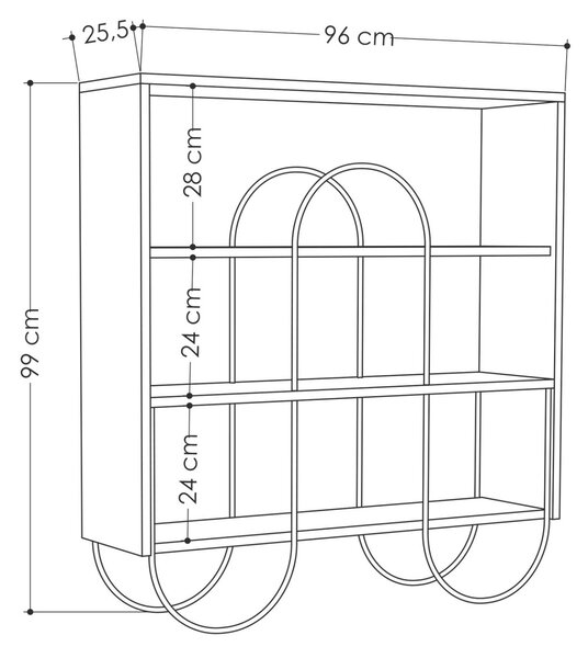 Hanah Home Console White Norfolk Console - White