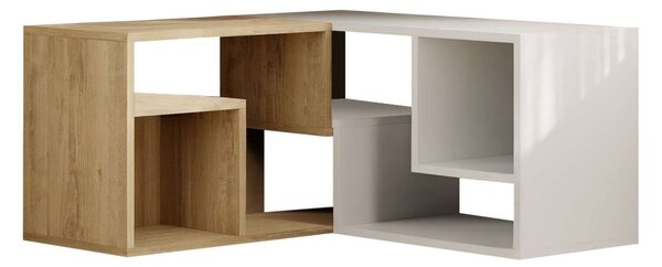 Hanah Home TV állvány Sapphire Oak White Glis - Sapphire Oak, Fehér