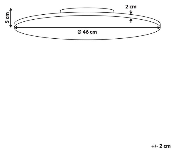 LED mennyezeti lámpa VEYA Távirányítóval Dimmer funkcióval Fehér