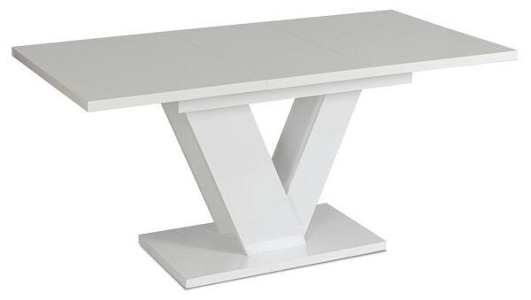 JAKS Clark étkezőasztal 120 cm fehér gloss glamour
