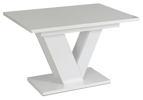 JAKS Clark étkezőasztal 120 cm fehér gloss glamour
