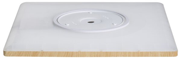 LED mennyezeti lámpa TIVORA Távirányítóval Dimmer funkcióval Világosbarna