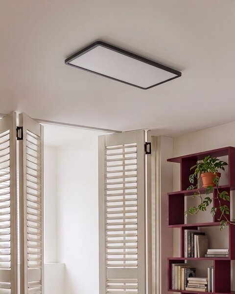 LED mennyezeti lámpa ARDENZA Távirányítóval Dimmer funkcióval Fekete
