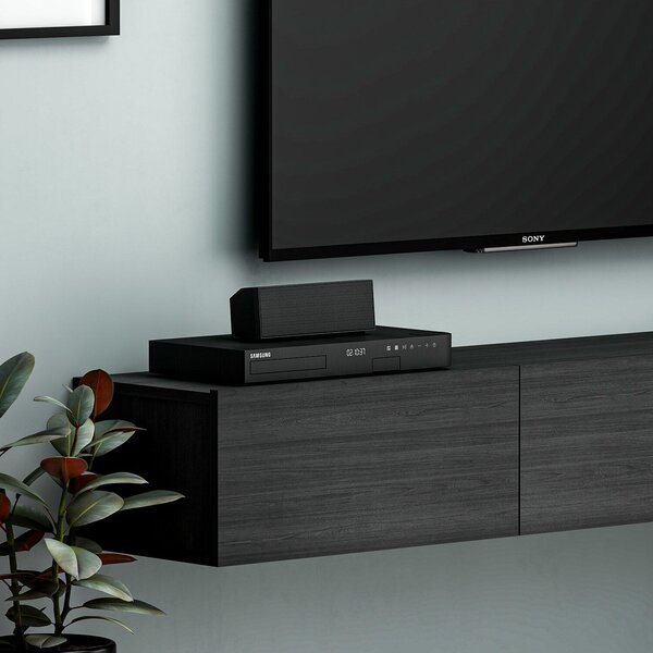 Hanah Home TV-állvány Black Terra - Fekete
