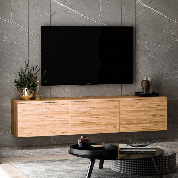 Hanah Home TV Stand Atlantic Pine Neon - Atlantic Pine