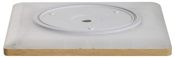 LED mennyezeti lámpa TIVORA Távirányítóval Dimmer funkcióval Világosbarna