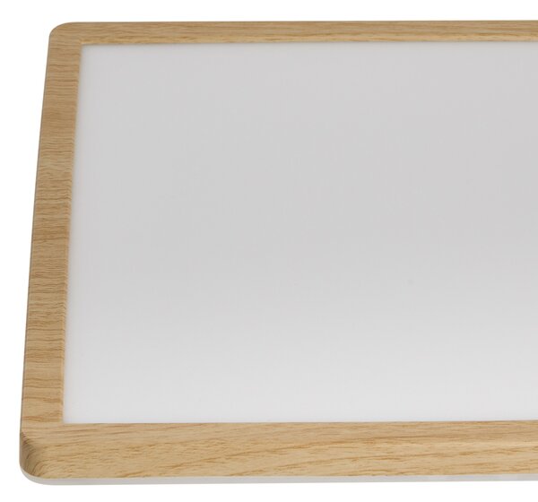 LED mennyezeti lámpa TIVORA Távirányítóval Dimmer funkcióval Világosbarna