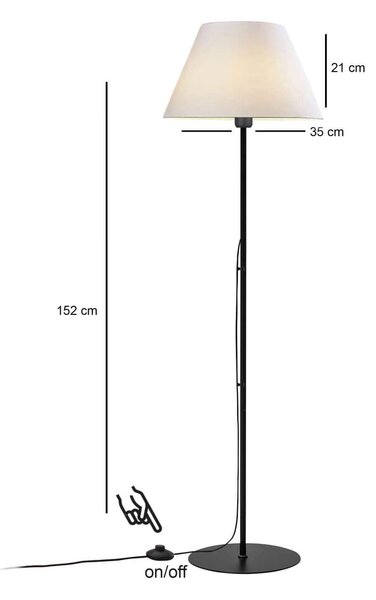 Opviq Állólámpa Krém 241801