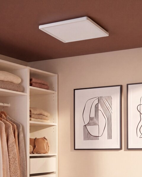 LED mennyezeti lámpa TIVORA Távirányítóval Dimmer funkcióval Fehér