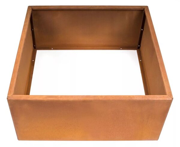 G21 Corten magaságyás, 70 × 32 × 70 cm