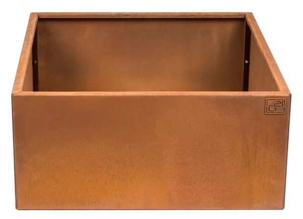 G21 Corten magaságyás, 70 × 32 × 70 cm