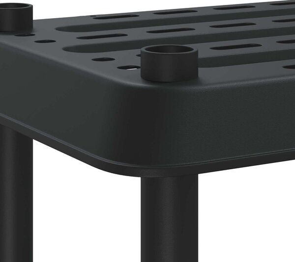 VidaXL Polc egység 5 szint 100 x 40 x 177 cm PP Antracitszürke