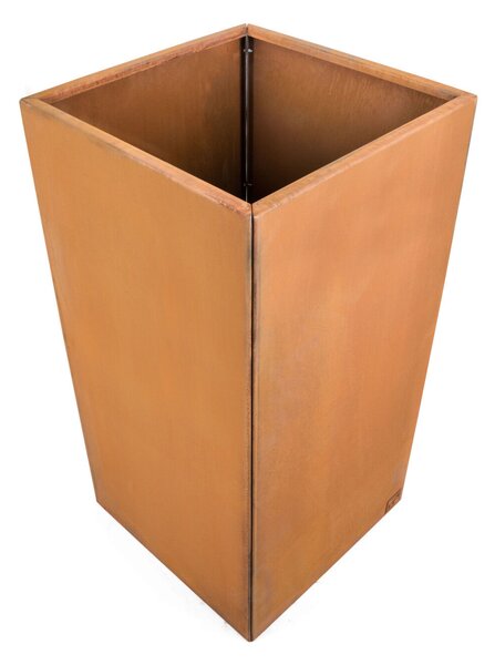 G21 Corten Square virágláda, 50 x 100 x 50 cm