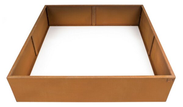 G21 Corten magaságyás, 132 × 32 × 132 cm
