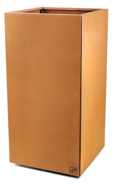 G21 Corten Square virágláda, 50 x 100 x 50 cm