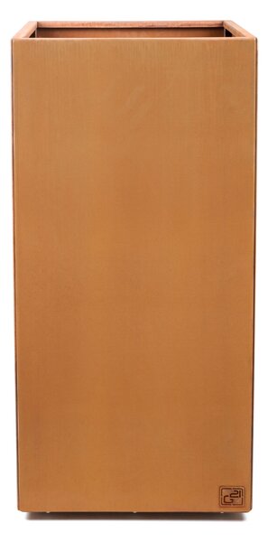 G21 Corten Square virágláda, 50 x 100 x 50 cm